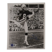 Ray Guy Signed Raiders 8x10 Photo (Beckett) at PristineAuction.com