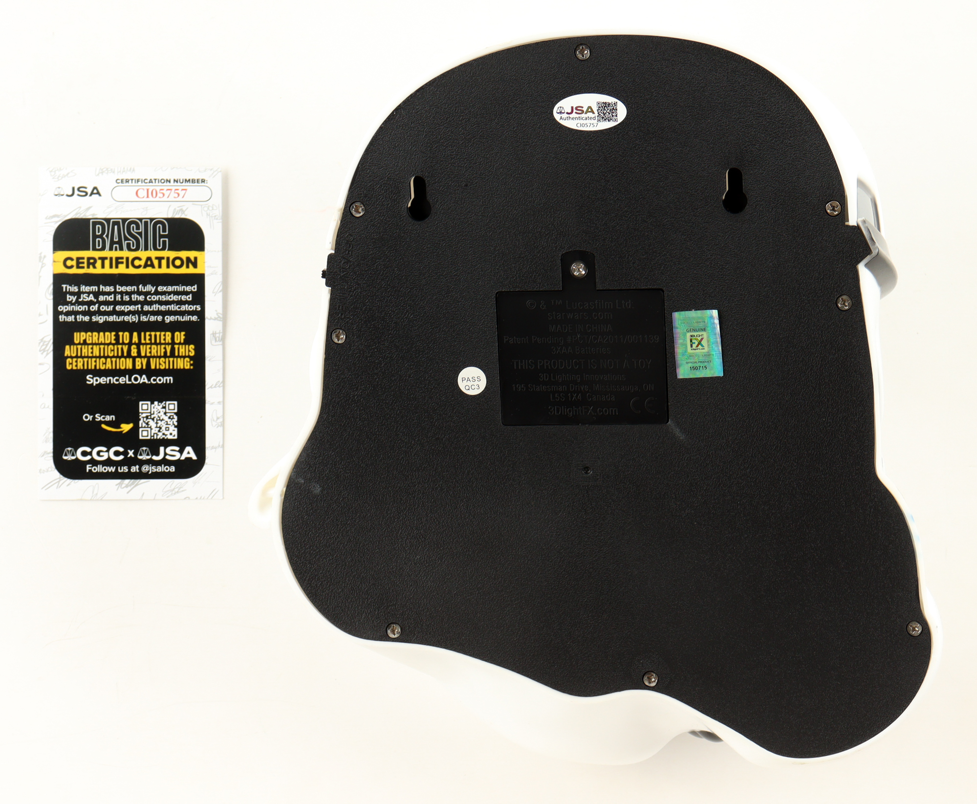 Kevin Smith Signed "Star Wars" Stormtrooper 3-D Deco Light Fixture With Original Packaging (JSA) at PristineAuction.com Kevin Smith Signed "Star Wars" Stormtrooper 3-D Deco Light Fixture With Original Packaging (JSA) at PristineAuction.com