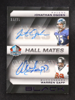 Jonathan Ogden / Warren Sapp 2025 Panini Black Hall Mates Dual Autographs Royal #7 #16/25 at PristineAuction.com