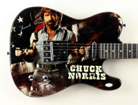 Chuck Norris Signed Custom Electric Guitar (ACOA) at PristineAuction.com