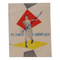 Red Schoendienst Signed 1954 Original Cardinals Full Program (Beckett) at PristineAuction.com