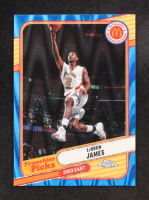 LeBron James 2024 Topps Chrome McDonald's All American Franchise Picks Blue RayWave Refractors #REALEB at PristineAuction.com