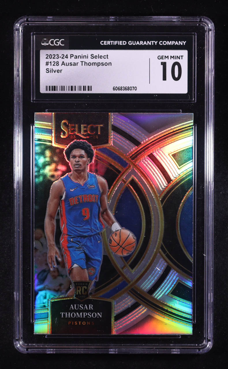 Ausar Thompson 2023-24 Panini Select Silver #128 RC (CGC 10) at PristineAuction.com Ausar Thompson 2023-24 Panini Select Silver #128 RC (CGC 10) at PristineAuction.com