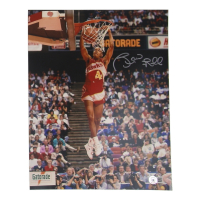 Spud Webb Signed Hawks 11x14 Photo (Beckett) at PristineAuction.com