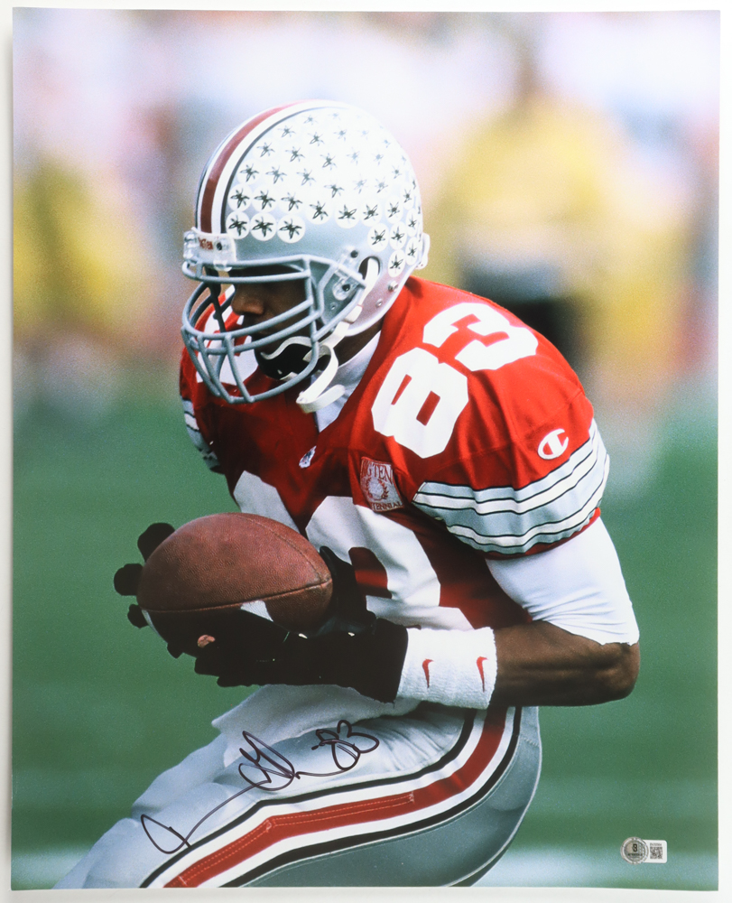Terry Glenn Signed Ohio State Buckeyes 16x20 Photo (Beckett) at PristineAuction.com Terry Glenn Signed Ohio State Buckeyes 16x20 Photo (Beckett) at PristineAuction.com