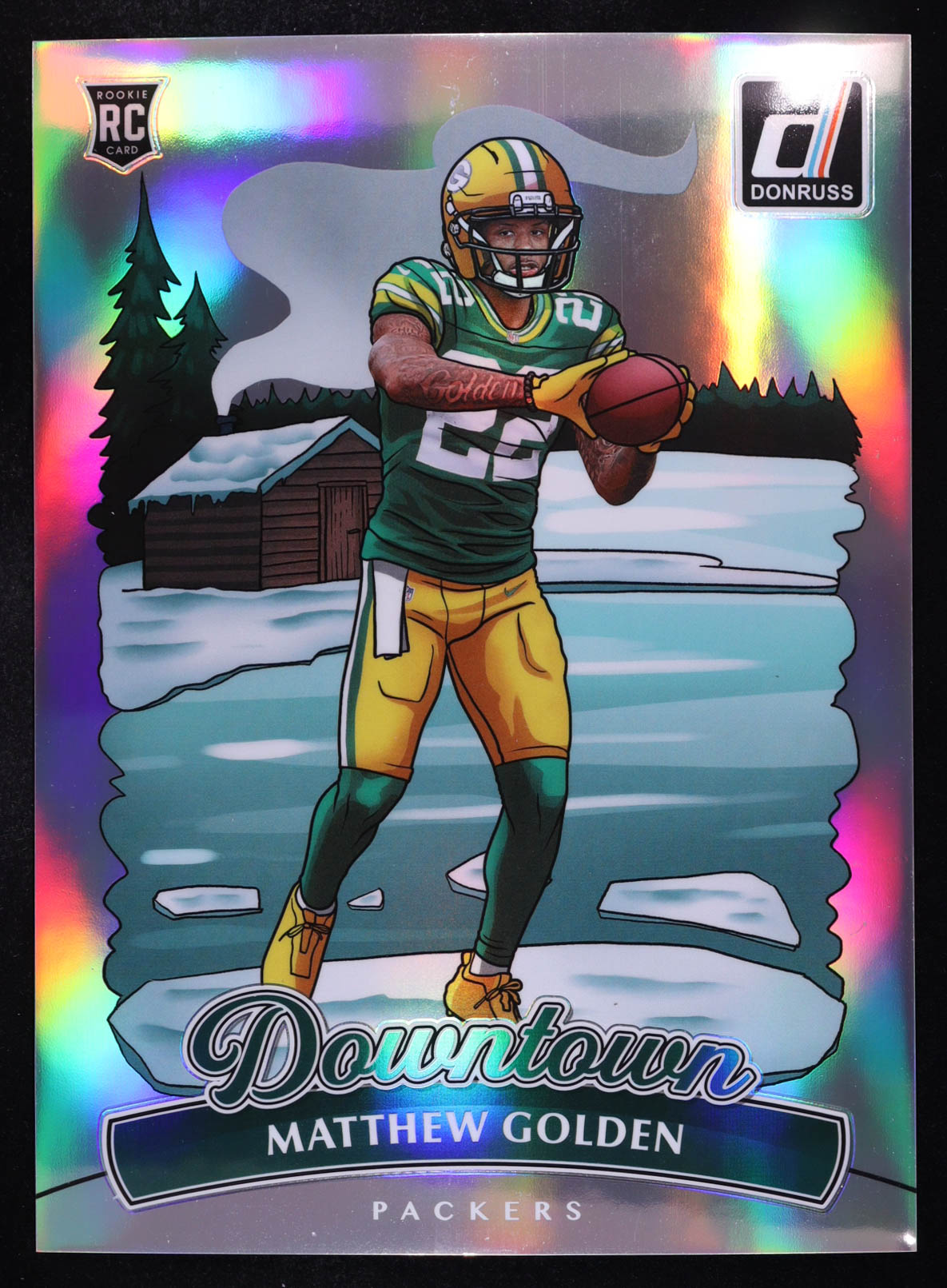 Matthew Golden 2025 Donruss Downtown! Oversize #18 RC at PristineAuction.com Matthew Golden 2025 Donruss Downtown! Oversize #18 RC at PristineAuction.com