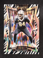 Cameron Jordan 2024 Select Prizm Zebra Shock #16 at PristineAuction.com