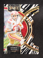 George Kittle 2023 Select Prizm Zebra Die Cut #153 at PristineAuction.com