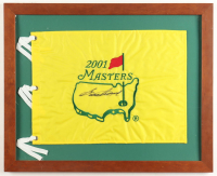 Sam Snead Signed Custom Framed 2001 The Masters Tournament Golf Pin Flag (Beckett) at PristineAuction.com
