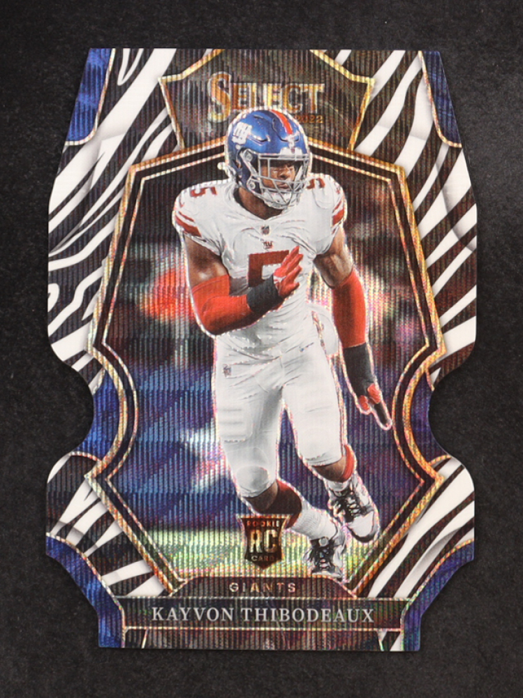 Kayvon Thibodeaux 2022 Select Prizm Zebra Die Cut #175 RC