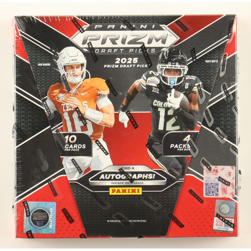 2025 Panini Prizm Draft Picks Football Hobby Box with (4) Packs at PristineAuction.com