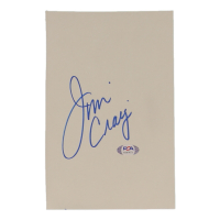 Jim Craig Signed 6x9 Cut (PSA) at PristineAuction.com