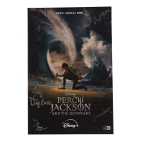 "Percy Jackson and the Olympians" 12x18 Photo Signed By (8) with Walker Scobell & Jay Duplass (Beckett) at PristineAuction.com