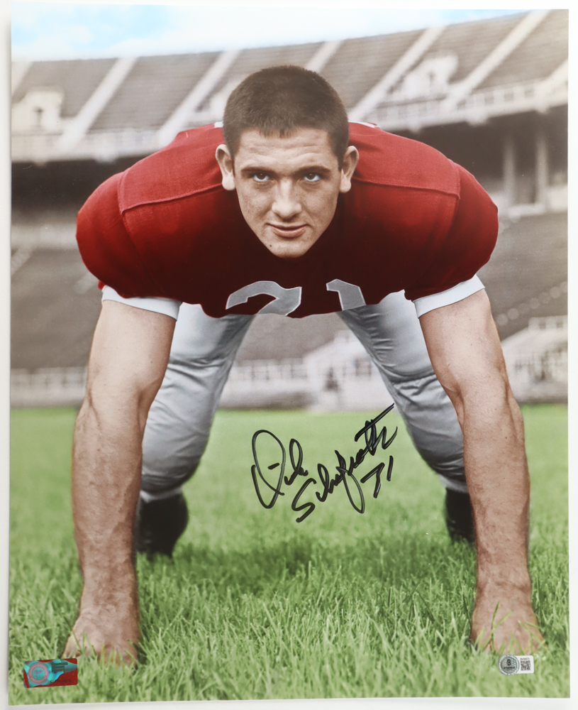 Dick Schafrath Signed Ohio State Buckeyes 16x20 Photo (Beckett) at PristineAuction.com Dick Schafrath Signed Ohio State Buckeyes 16x20 Photo (Beckett) at PristineAuction.com