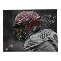 J. T. Barrett Signed Ohio State Buckeyes 11x14 Photo (Beckett) at PristineAuction.com