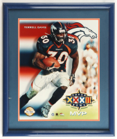Terrell Davis Signed Broncos Custom Framed Photo (Beckett) at PristineAuction.com