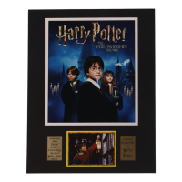 2001 Harry Potter "Harry Potter and the Philosopher's Stone" 11x14 Custom Matted Panini Stickers Display at PristineAuction.com