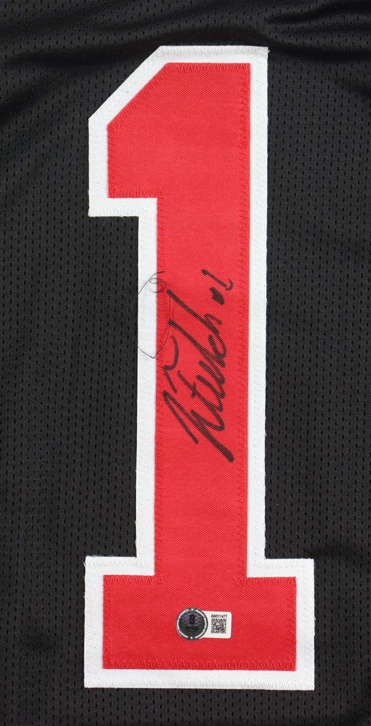 Justin Fields Signed Jersey (Beckett) at PristineAuction.com Justin Fields Signed Jersey (Beckett) at PristineAuction.com