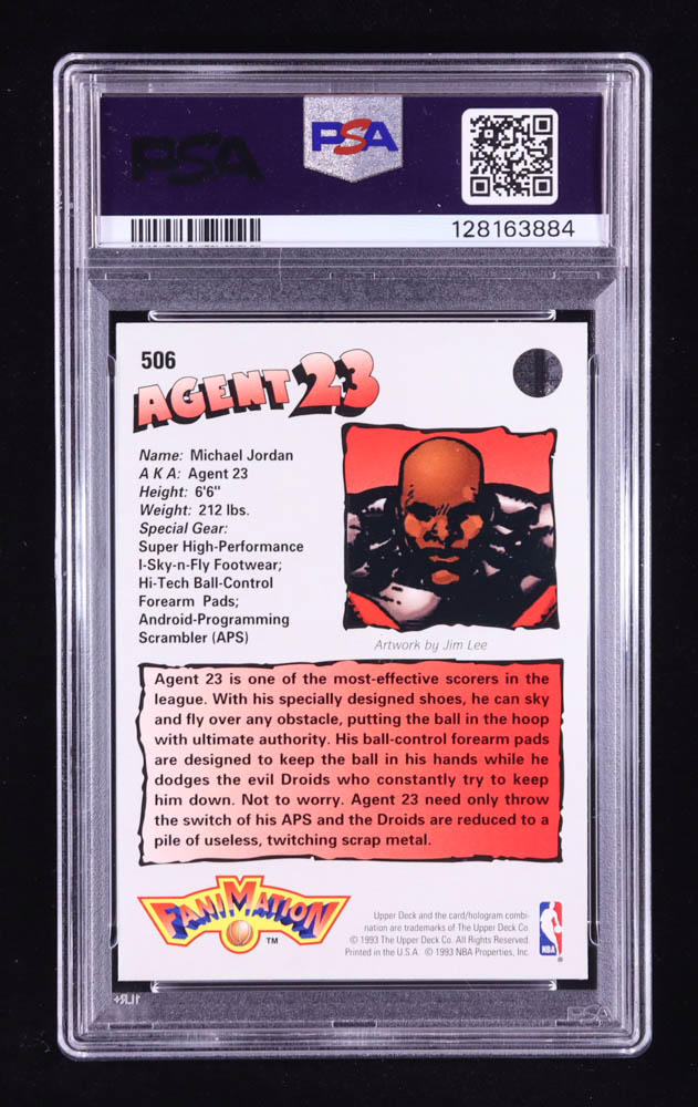 Michael Jordan 1992-93 Upper Deck #506 FAN (PSA 9) at PristineAuction.com Michael Jordan 1992-93 Upper Deck #506 FAN (PSA 9) at PristineAuction.com