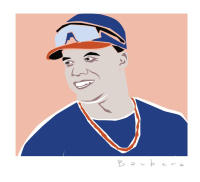 Richard Gene Barbera Signed LE "Classic Series - "Soto" 2025 10x10 Original Art Print (Barbera) at PristineAuction.com