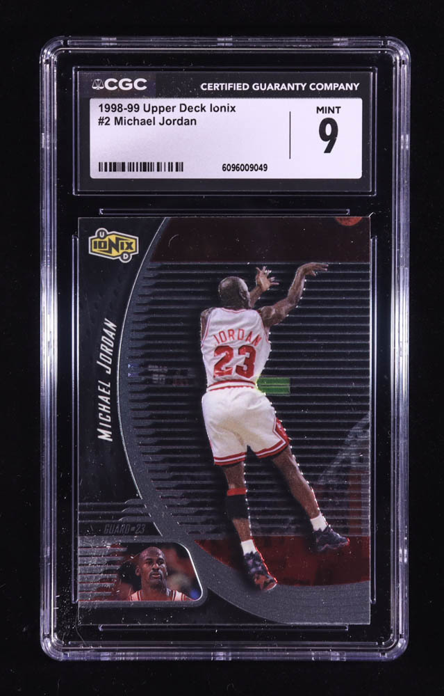 Michael Jordan 1998-99 UD Ionix #2 (CGC 10) at PristineAuction.com Michael Jordan 1998-99 UD Ionix #2 (CGC 10) at PristineAuction.com