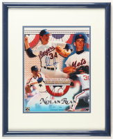 Nolan Ryan Signed Rangers LE Custom Framed Photo (Beckett) at PristineAuction.com