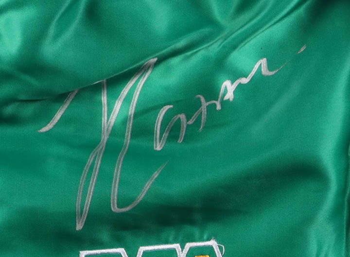 Julio Cesar Chavez Signed Boxing Trunks (JSA) at PristineAuction.com Julio Cesar Chavez Signed Boxing Trunks (JSA) at PristineAuction.com