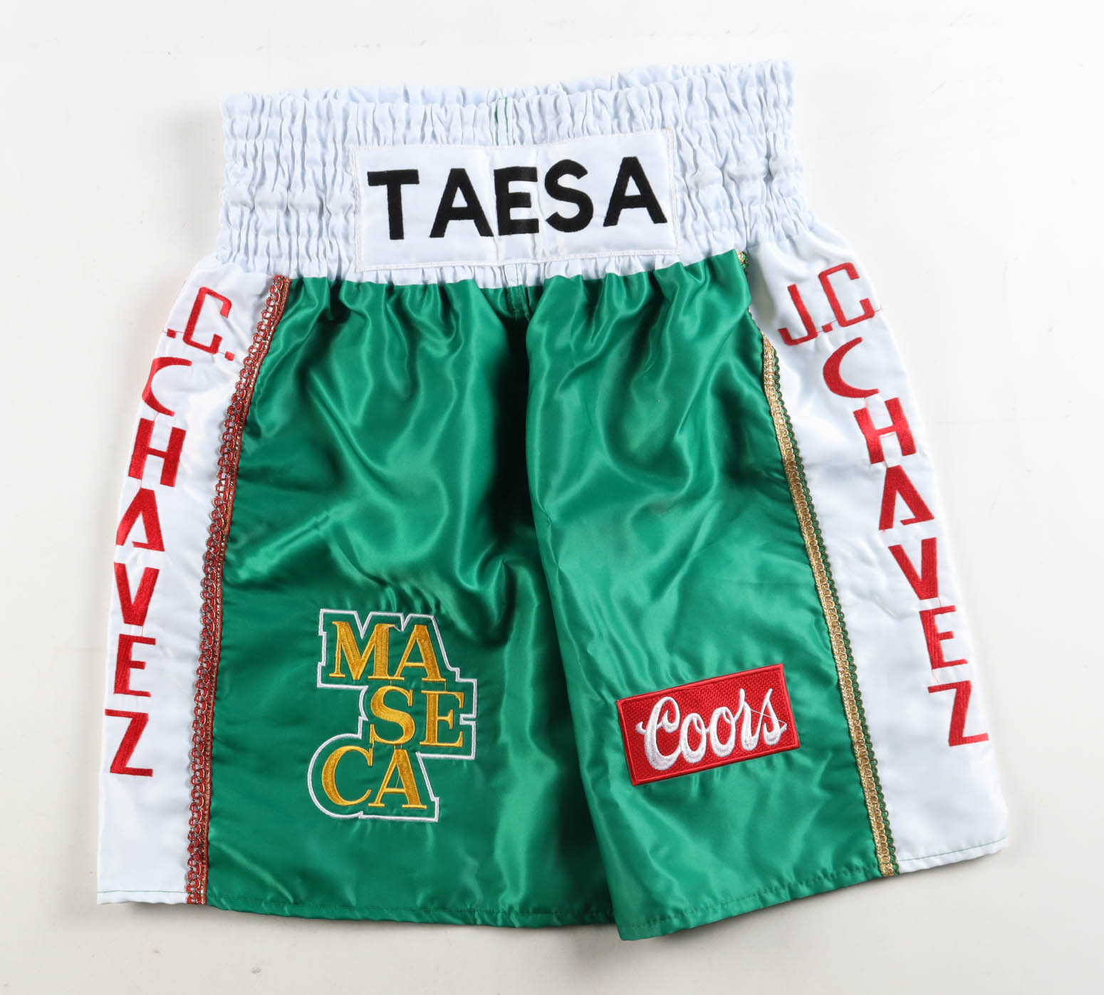 Julio Cesar Chavez Signed Boxing Trunks (JSA) at PristineAuction.com Julio Cesar Chavez Signed Boxing Trunks (JSA) at PristineAuction.com