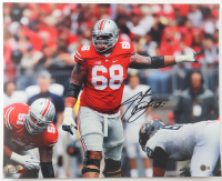 Taylor Decker Signed Ohio State Buckeyes 16x20 Photo (Beckett) at PristineAuction.com