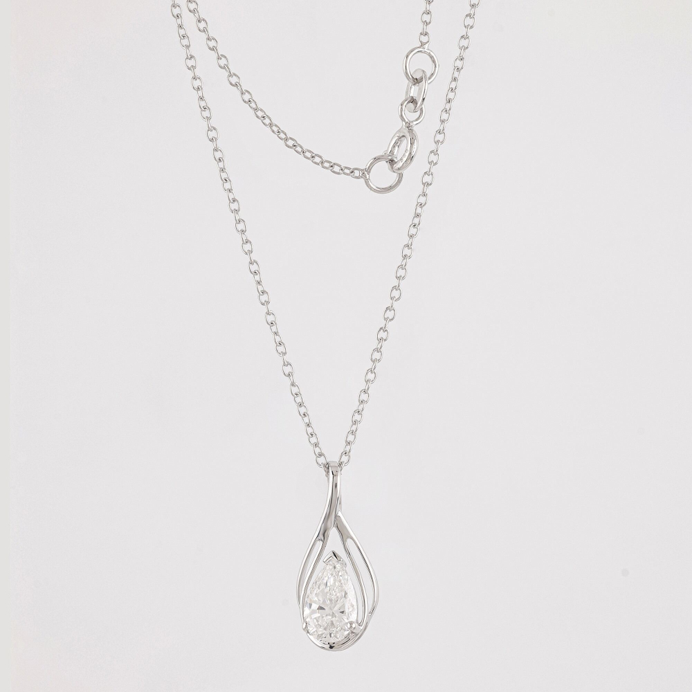 1.12 CTW Lab Grown Diamonds Pendant/Necklace E-F, VVS2 | Estimated Retail Value: $3,515 (IGI) at PristineAuction.com