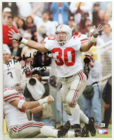 Greg Bellisari Signed Ohio State Buckeyes 16x20 Photo Inscribed "'97 Rose Bowl Champs" (Beckett) at PristineAuction.com