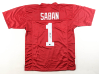 Nick Saban Signed Jersey (Beckett) at PristineAuction.com