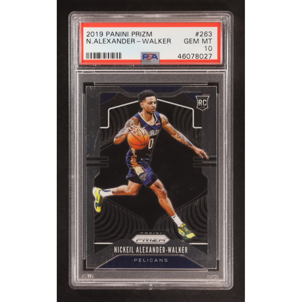 Nickeil Alexander-Walker 2019-20 Panini Prizm Prizms Silver #263 RC (PSA 10) at PristineAuction.com