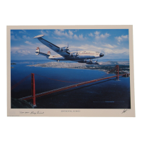 Larry Girard Signed 11.5x16 "Sentimental Journey" Art Print Inscribed "TWA Capt." (AIV) at PristineAuction.com