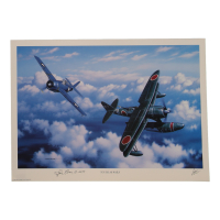 Joe Foss Signed 11.5x16 "Tough As Nails" Art Print Inscribed "CMH" (AIV) at PristineAuction.com