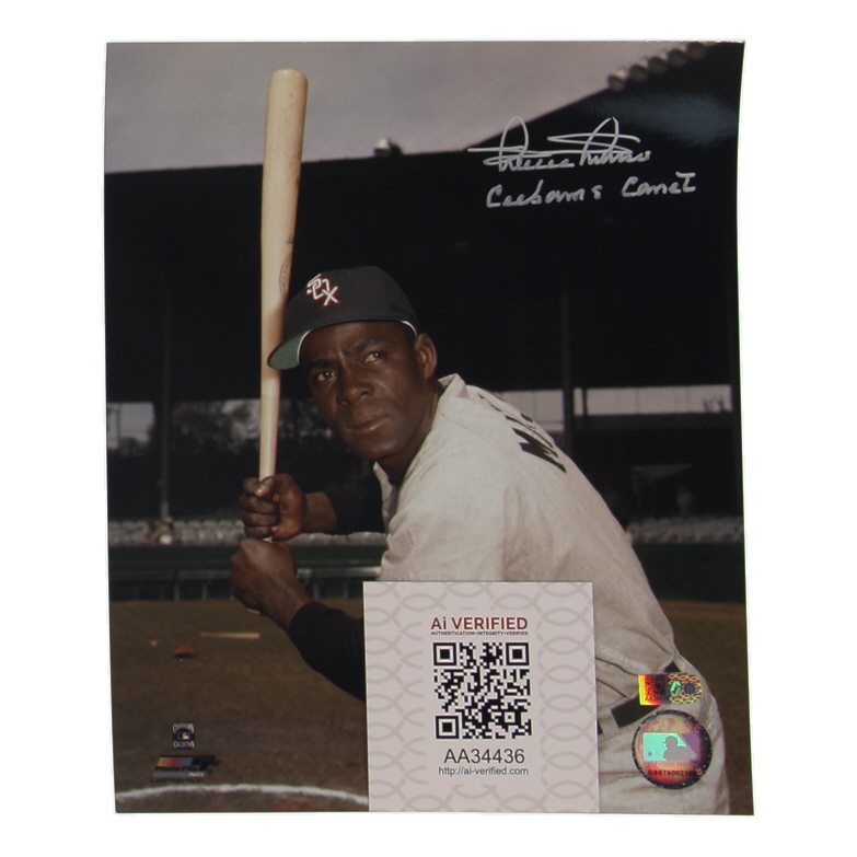 Minnie Minoso Signed White Sox 8x10 Photo Inscribed "Cubans Comet" (AIV) at PristineAuction.com Minnie Minoso Signed White Sox 8x10 Photo Inscribed "Cubans Comet" (AIV) at PristineAuction.com