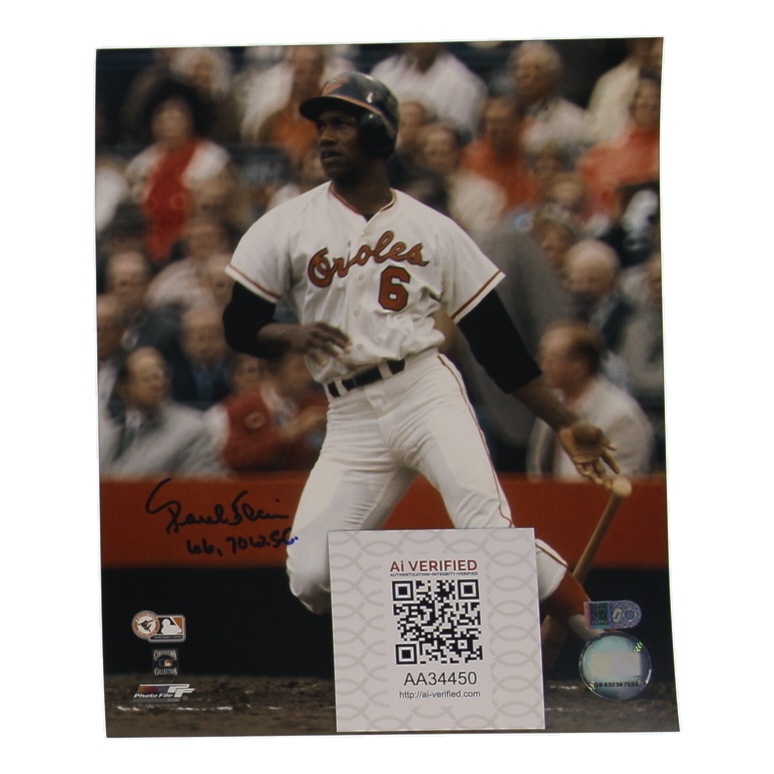 Paul Blair Signed Orioles 8x10 Photo Inscribed "66, 70 W.S.C." (AIV) at PristineAuction.com Paul Blair Signed Orioles 8x10 Photo Inscribed "66, 70 W.S.C." (AIV) at PristineAuction.com