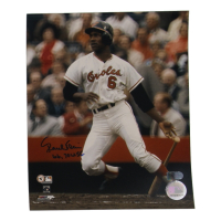 Paul Blair Signed Orioles 8x10 Photo Inscribed "66, 70 W.S.C." (AIV) at PristineAuction.com