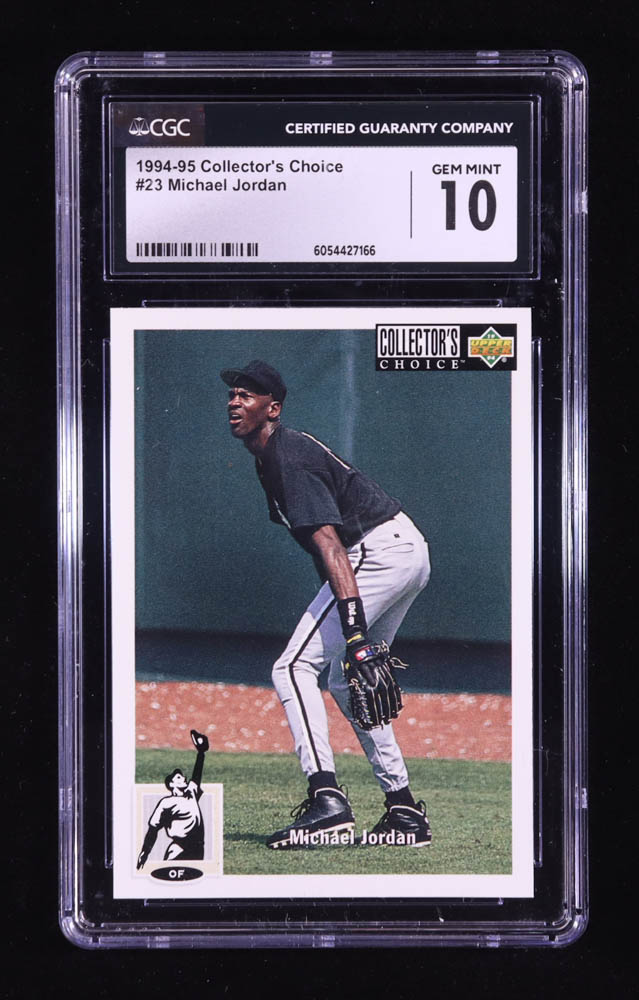 Michael Jordan 1994-95 Collector's Choice #23 BB RC (CGC 10) at PristineAuction.com Michael Jordan 1994-95 Collector's Choice #23 BB RC (CGC 10) at PristineAuction.com
