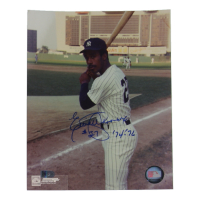 Elliott Maddox Signed Yankees 8x10 Photo Inscribed "'74-'76" (AIV) at PristineAuction.com