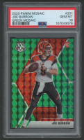 Joe Burrow 2020 Mosaic Mosaic Green #201 RC (PSA 10) at PristineAuction.com