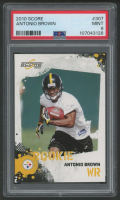 Antonio Brown 2010 Score #307 RC (PSA 9) at PristineAuction.com