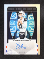 Brandon Aubrey 2024 Totally Certified Signed Sealed and Delivered #15 at PristineAuction.com