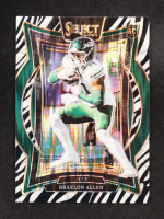 Braelon Allen 2024 Select Prizm Zebra Shock #10 at PristineAuction.com