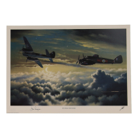 John Cunningham Signed 11.5x16 "Double Trouble" Art Print (AIV) at PristineAuction.com