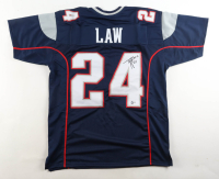 Ty Law Signed Jersey Inscribed "HOF 19" (Beckett) at PristineAuction.com