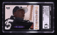 Michael Jordan 1995 Upper Deck Minors Jordan One-On-One '94 Autumn #9 RC (CGC 9.5) at PristineAuction.com