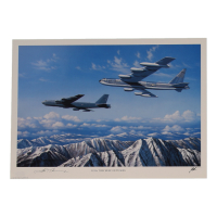 John T. Chain Jr. Signed 11.5x16 "B-52s: They Keep On Ticking" Art Print (AIV) at PristineAuction.com