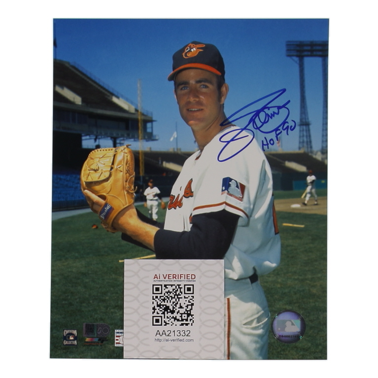 Jim Palmer Signed Orioles 8x10 Photo Inscribed "HOF 90" (AIV) at PristineAuction.com Jim Palmer Signed Orioles 8x10 Photo Inscribed "HOF 90" (AIV) at PristineAuction.com