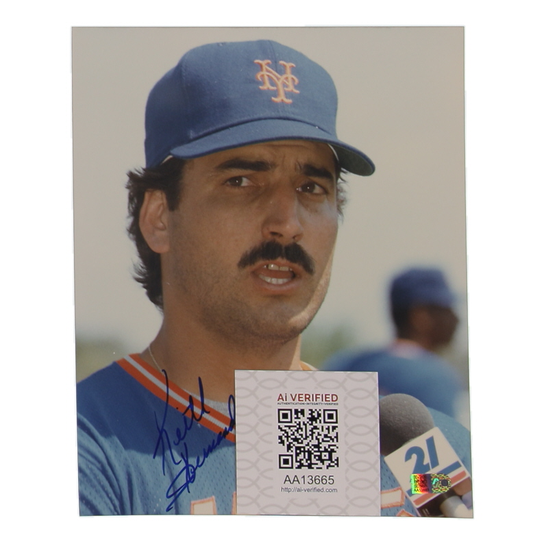Keith Hernandez Signed Mets 8x10 Photo (AIV) at PristineAuction.com Keith Hernandez Signed Mets 8x10 Photo (AIV) at PristineAuction.com